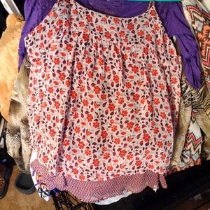 Red Bergandie tank top XL